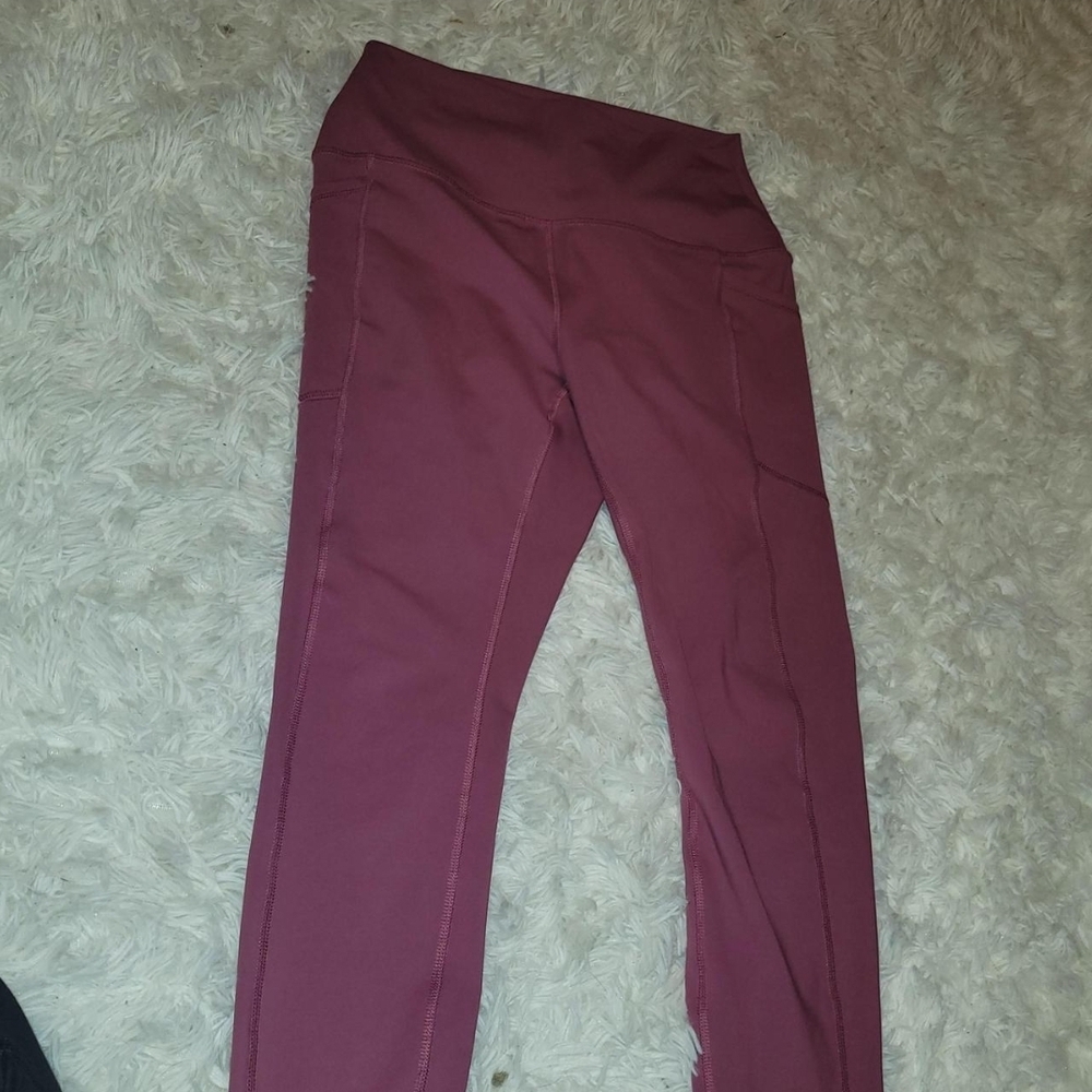 RBX Women's Leggings in Burgundy